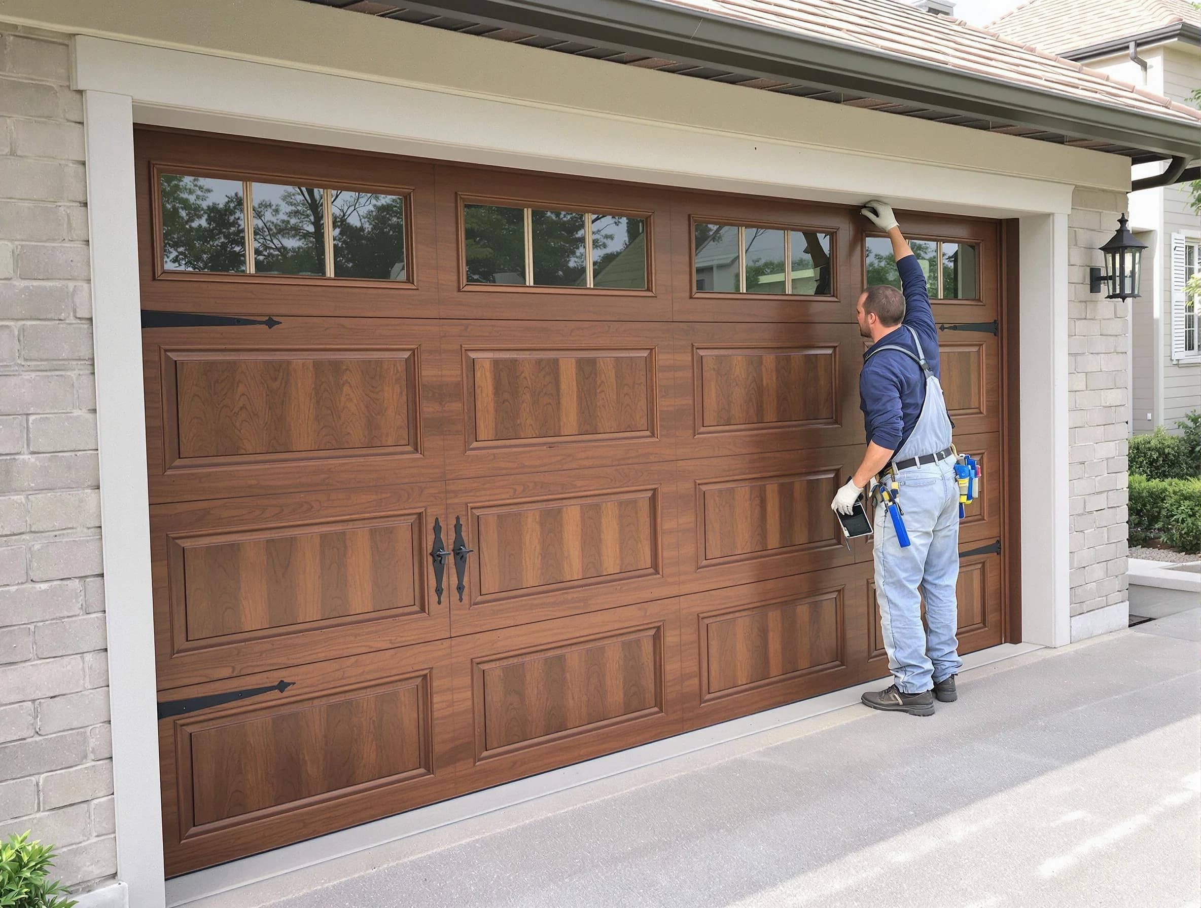 Custom garage door showcase by Sayreville Garage Door Repair in Sayreville