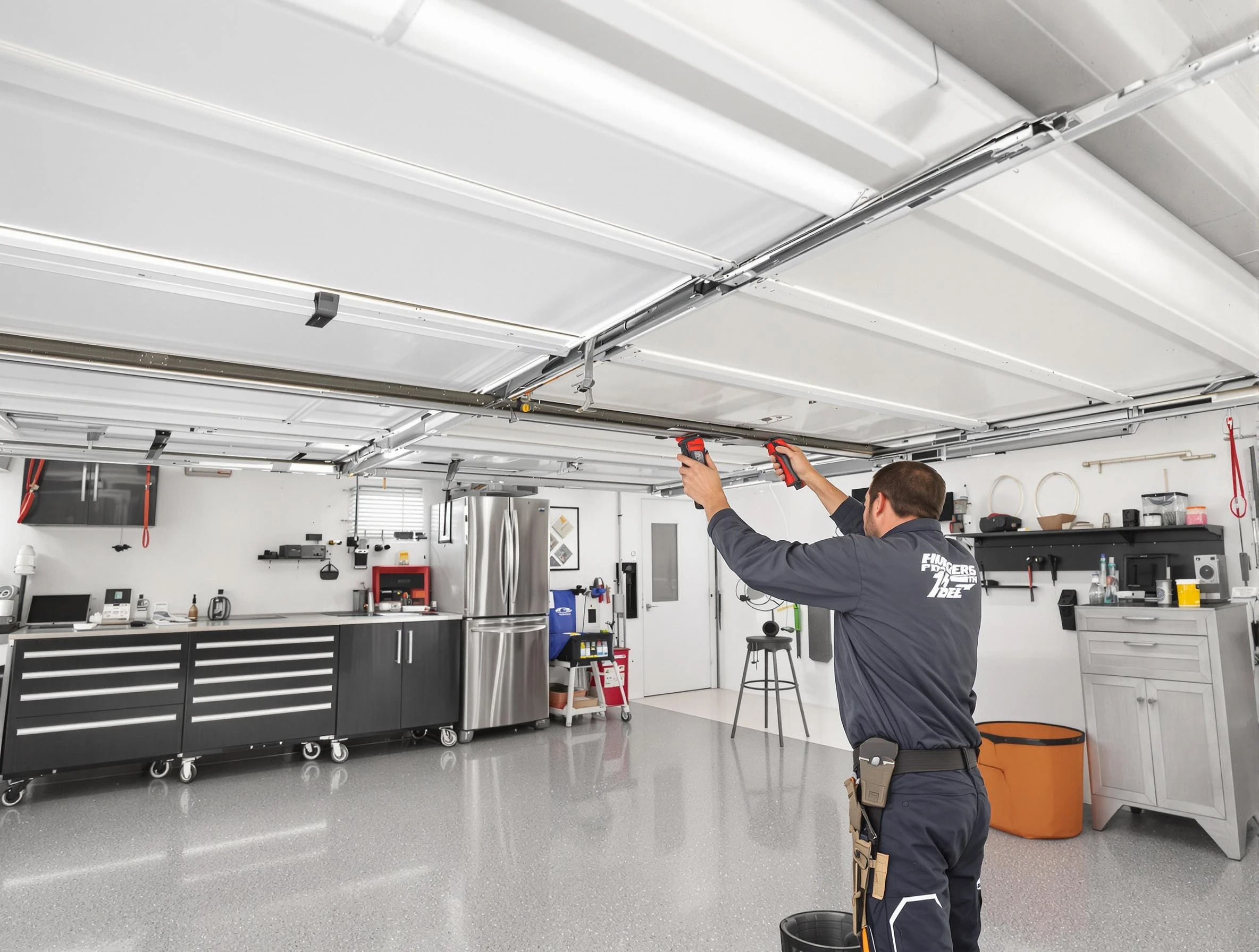 Overhead garage door repair service by Sayreville Garage Door Repair in Sayreville